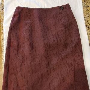 Wine color skirt 28" x 24 1/2 long